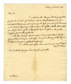 J. Q. Adams ALS from Berlin as Minister to Prussia