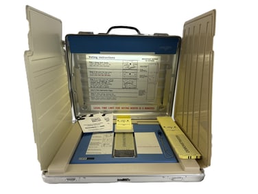 Bush vs. Gore 2000 Election - Florida "Hanging Chad" Ballot Box