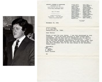 B. Clinton "I...have some problems...over the tax issue" After Only Election Loss is Confident