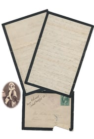 Caroline Fillmore 4pp ALS from Clifton Springs Sanitarium 1877