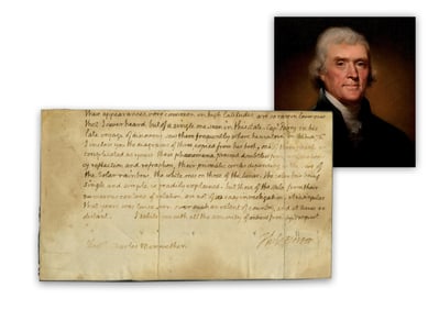 T. Jefferson on Aurora Borealis: "These phenomena proceed doubtless from… reflection and