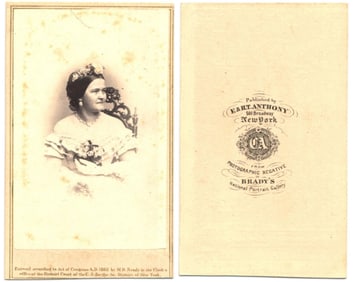 Rare Mary Lincoln Brady CDV