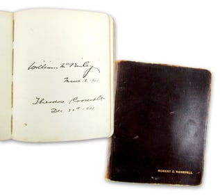 McKinley & Roosevelt Signed 1901 Autograph Album Commemorating Inauguration, Plus Harrison- 97