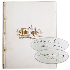 William McKinley & 250+ Congressmen Signed Mid-Term 1884 Album - Includes Both Black Members of HR,