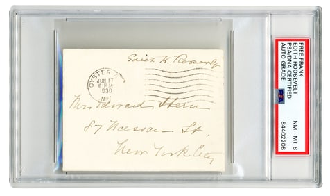 Edith Roosevelt Free Frank, PSA/DNA Slabbed & Graded NM-MT 8