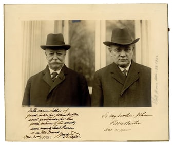 Taft & Butler Presentation SP Commemorating Butler's Supreme Court Confirmation: "gratitude for the