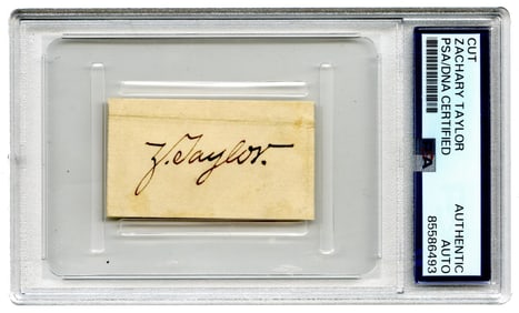 Z. Taylor Superb Signature Slabbed PSA/DNA Certified