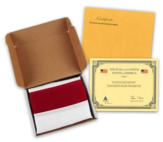 Donald Trump 2nd Inauguration U.S. Capitol-Flown Flag with Ties to Oregon Congresswoman