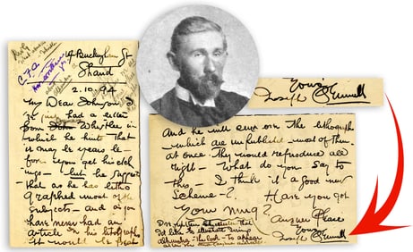 Joseph Pennell ALS, "I think it a good new scheme," Excellent Content