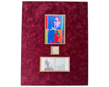 Andy Warhol's Personally Owned Backgammon Checker! Ex. Sotheby's “The Andy Warhol