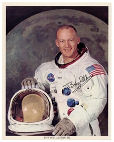 Buzz Aldrin Signed Official NASA Apollo XI Photo, Pre-Cert Zarelli