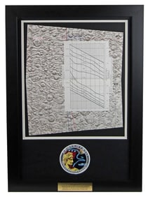 Apollo XVII Mission-Flown Hasselblad Double Chart Map - A20 & A21, Ex-Gene Cernan