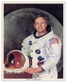 Neil Armstrong Signed Official NASA Photo! Pre-Cert Zarelli