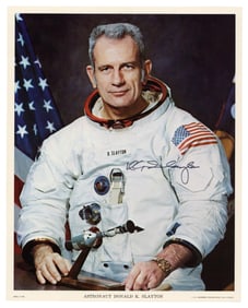 Deke Slayton Signed NASA Photo, Pre-Cert Zarelli