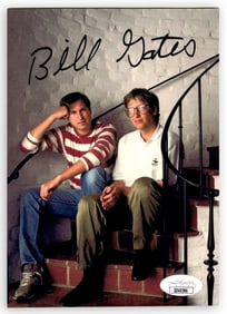 Bill Gates Signed Souvenir Typescript With Steve Jobs, JSA Authenticated