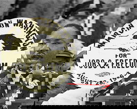 Original March on Washington Button from MLK's "I Have a Dream" Speech: March On WashingtonWashington DC, ca. 1963Original March on Washington Button from MLK's "I Have a Dream" SpeechPins/ButtonsRare original pinback button from the March on Washington for Jobs and Freed