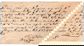 Tennessee Couple Sells a Slave to Merchants for $900: SlaverySpring Creek, Tennessee, October 12, 1853Tennessee Couple Sells a Slave to Merchants for $900MDSWith this bill of sale, William and Rebecca Lyon sold a slave girl for $900, to merchant partners