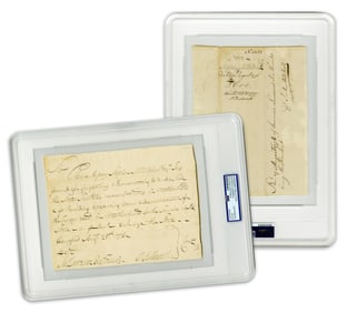 Oliver Ellsworth 1776 Pay Order of Gunpowder for Troops, PSA Encapsulated