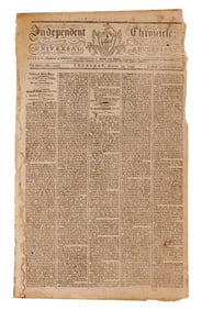 Anti-Federalist Sentiments on the Recently Ratified Jay’s Treaty as Published in the