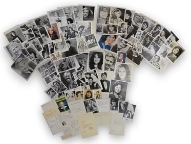 Huge Dealer's Lot of 92 Celebrities: Fantastic Opportunity, Authors Too! Bette Davis, Jane Fonda,