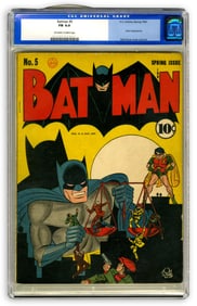Batman Comic No. 5 CGC Certified FN 6.0