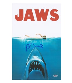 Richard Dreyfuss Signed JAWS Photo Poster, PSA/DNA, Celebrating its 50th Anniversary!