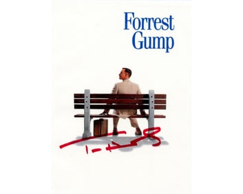 Tom Hanks Signed "Forrest Gump" Typescript!
