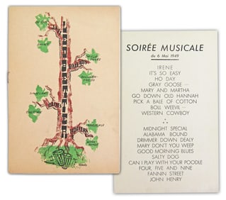 Huddie "Lead Belly” Ledbetter Vintage 1949 French Program