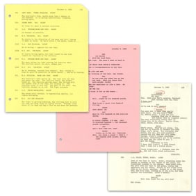 Marilyn Monroe's Personally Owned Revision Script Pages for "The Misfits", 3pp