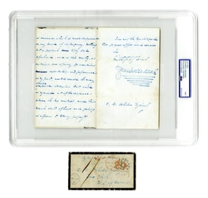 Charles Dickens 1848 ALS Slamming The American Literary Scene PSA Encapsulated NM 7 Including