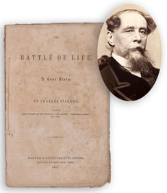 Charles Dickens, "The Battle of Life. A Love Story," Harper & Brothers 1847 1st American Ed.