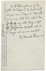 George Bernard Shaw ANS to New York Times "American presidents used to be lawyers and are now