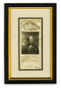 Henry Clay 1832 Campaign Ribbon as Whig Candidate for President, “The People’s Welfare