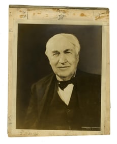 Thomas Edison Studio Portrait by Underwood & Underwood, Possible Type I