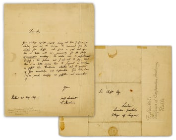 Johann Friedrich Meckel ALS In English Re: "comparative anatomy … the Hunterian collection"