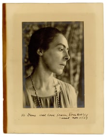 Toni Wolff Signed Photo - Exceedingly Rare!