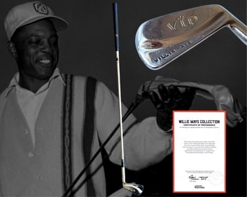 Willie Mays' Personally Owned Golf Club, Significant Use! Ex. Mays Estate