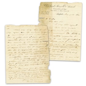 Grover Cleveland ALS to Future Ambassador to Ottoman Empire