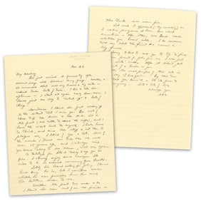 Ike's Love Letter to Mamie From Western Theater, Mentions Devers & War Effort Radio Programs