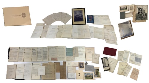 Herbert Hoover Correspondence Archive with Researcher of American Relief Agency Marietta Fuller