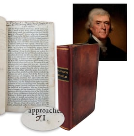 Jefferson's Owned & Signed "Plutarch's Morals" Vol. 4, Foundational to Declaration of Independence.