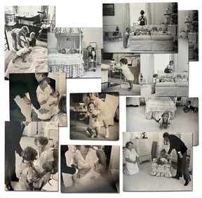 A Dozen Vintage Photos of the Kennedy Children Playing in the East Wing by Camelot Photographer Mark