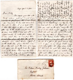 “Dreadful News” Letter on Lincoln’s Assassination to Professor at Naval Academy