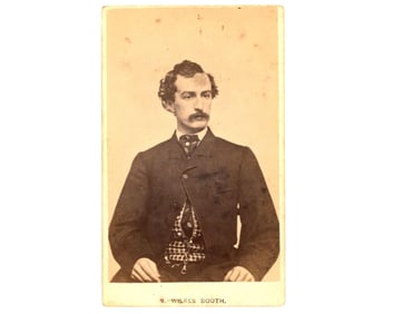 Stunning John Wilkes Booth CDV