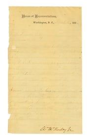 William McKinley LS Accepting Resignation of Postmaster