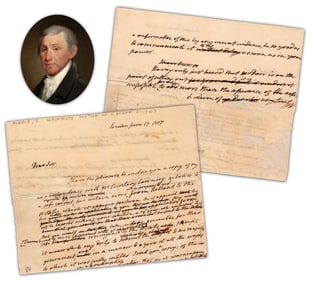 James Monroe Writes from London as co-US Minister