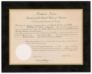 Richard Nixon DS Appointing Director of International Monetary Fund