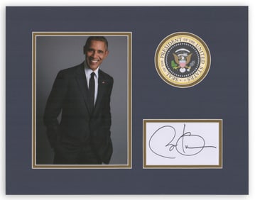 Barack Obama Signed Clip With JSA LOA