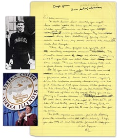 Ronald Reagan As CA Gov. Invites Eureka College Alumni To West Coast Reunion - 230+ Words