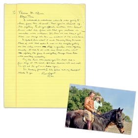 Ronald Reagan 150+-Word Post-Assassination ALS: "I'm all set to get on a horse again"